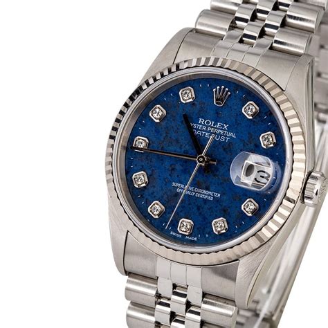 16234 rolex blue dial|rolex datejust 16234 price.